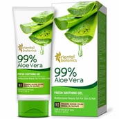 Front - Oriental Botanics 99% Aloe Vera Fresh Soothing Gel, 100 ml for Skin & Hair