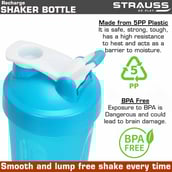 2 - Strauss Recharge Shaker Bottle,  Blue  600 ml 