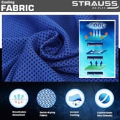 2 - Strauss Cooling Towel, Blue 90 cm