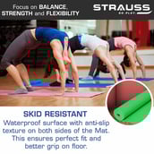 2 - Strauss Yoga Mat,  Green  8 mm 