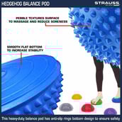 Strauss Hedgehog Balance Pod, Blue 10x16x16 cm