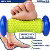 4 - Strauss Foot and Hand Massage Roller,  Blue & Green 