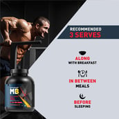 10 - MuscleBlaze Mass Gainer XXL,  6.6 lb  Smooth Chocolate 