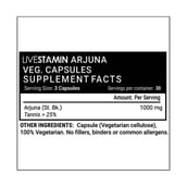 supplement - Livestamin Arjuna, 60 capsules