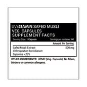 supplement - Livestamin Safed Musli,  60 capsules 