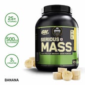 highlights - ON (Optimum Nutrition) Serious Mass,  6 lb  Banana 