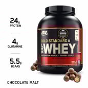 highlights - ON (Optimum Nutrition) Gold Standard 100% Whey Protein,  5 lb  Chocolate Malt 