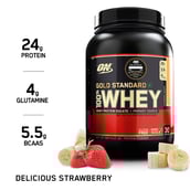 ON (Optimum Nutrition) Gold Standard 100% Whey Protein,  2 lb  Strawberry Banana 