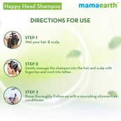 Benefit - Mamaearth Happy Heads Shampoo,  200 ml  with Biotin, Amla and Natural Protein 