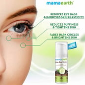 Benefit - Mamaearth Under Eye Cream,  50 ml  with Cucumber & Coffee for Dark Circles 