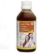 SKSB Apple Cider Vinegar with Honey and Cinnemon (GLG3),  225 ml  Unflavoured 