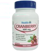 Healthvit Pure Cranberry Extract (400mg),  60 capsules 