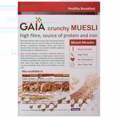 GAIA Muesli Strawberry,  0.400 kg  Unflavoured 