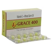 Grace Vitamin E(400Mg) + Wheat Germ Oil,  30 capsules 