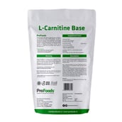 Back - ProFoods L Carnitine Base Powder,  125 g  Unflavoured 