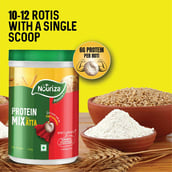 Protein - Nouriza Protein Atta Mix,  1.1 lb  Unflavoured (15 Days Pack)