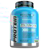 1 - HealthXP 100% Whey Protein,  5.5 lb  Banana Cream 