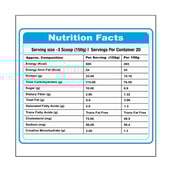 supplement - HealthXP Mass Gainer,  6.6 lb  Strawberry Cream 