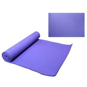 B Fit USA Eva Yoga Mat with Carry Bag,  Blue  6 mm 