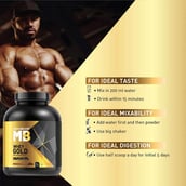 2 - MuscleBlaze Whey Gold Protein OP,  4.4 lb  Irish Cream Chocolate 