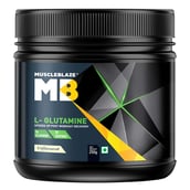 3 - MuscleBlaze Micronized Glutamine OP, 0.55 lb Unflavoured