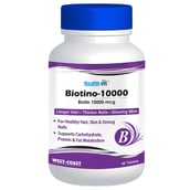 1 - Healthvit Biotino (10000 mcg),  60 tablet(s)  Unflavoured 