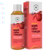 4 - Wellbeing Nutrition USDA Organic Apple Cider Vinegar with 2X Mother  Raw Unfiltered,  0.5 L  Unflavoured 