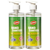 1 - RunBugz Hand Sanitizer with 70% Alcohol, Lavender 500 ml Kills 99.9% Bacteria & Virus (Pack of 2)
