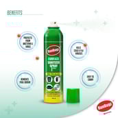 benefits - RunBugz Surface Sanitizer Spray Pro with 70% Alcohol,  Fruity Floral  300 ml  Protection from Germs 