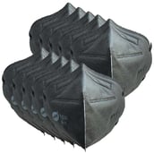 1 - RunBugz N95 Mask,  Black (Pack of 10) 