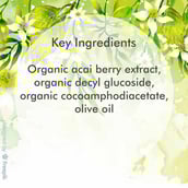 ingredients - Organic Harvest Damage Control Cleanser,  100 ml  for All Skin Types 