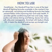 use - Organic Harvest Conditioner,  200 ml  for Dandruff Free Hair 