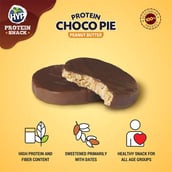 4 - Hyp Protein Choco Pie,  6 Piece(s)/Pack  Peanut Butter 