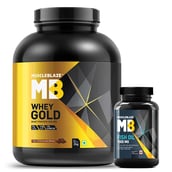 15 - MuscleBlaze Whey Gold 2 kg and Fish Oil 1000 mg 90 Capsules Combo, 2 Piece(s)/Pack Rich Milk Chocolate