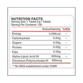 3 - Vitrovea Alpha Lipoic Acid + 600mg Double Strength, 100 tablet(s)