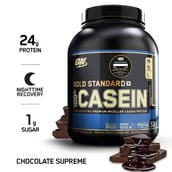 1 - ON (Optimum Nutrition) Gold Standard 100% Casein,  2 lb  Chocolate Supreme 