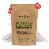 Health Oxide Pure Raw Casein Protein,  2.2 lb  Unflavoured with Free Shaker 