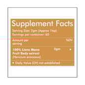 supplement - Rooted Active Naturals Lion's Mane Mushroom Extract Powder,  120 g 