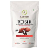 Rooted Active Naturals Reishi Mushroom Extract Powder,  60 g 