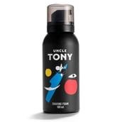 1 - Uncle Tony Shaving Experience Kit (Razor + Foam),  2 Piece(s)/Pack  for All Types of Beard Blue 