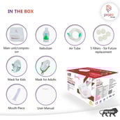 5 - Prozo Plus Compact Compressor Nebulizer,  1 Piece(s)/Pack 