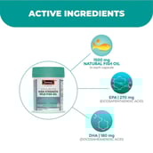 ingredients - Swisse Ultiboost Odourless High Strength Wild Fish Oil,  60 capsules 
