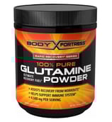 Body Fortress 100% Pure Glutamine Powder, 0.66 lb Unflavored