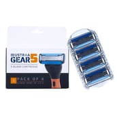 Front - Ustraa Gear5 Blade Cartridge (Set of 4)