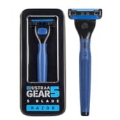 Front - Ustraa Gear5 Blade Razor Blue