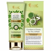 3 - Oriental Botanics Neem Tea Tree & Basil Face Wash,  100 g  for Clear & Rejuvenated Skin 