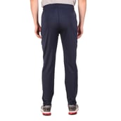 4 - Fitinc Lycra Stretchable Trackpant for Men with Two Side Zipper Pockets,  Navy Blue  XL 