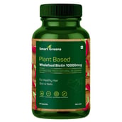 Smart Greens Plant Based Wholefood Biotin 10000 mcg, 60 capsules Unflavoured