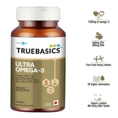 1 - TrueBasics Ultra Omega-3 (EPA 525mg & DHA 400mg), 60 capsules