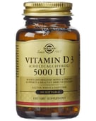 Solgar Vitamin D3 (5000 IU),  100 softgels 